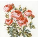 1046 Набор для вышивания Riolis 'Садовые розы', 40*40 см