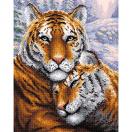 МС-020 Алмазная мозаика 'Тигры'38*48см Brilliart