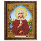 АЖ-5066 Картина стразами 'Икона Святая Блаженная Ксения' 22*28 см